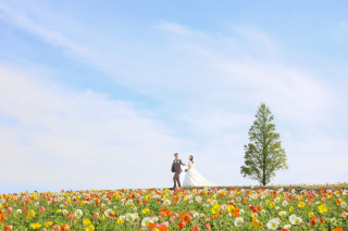 洋装　ビーチ　あわじ花さじき