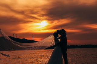淡路伊弉諾神宮&ビーチサンセット　和洋装ロケーション撮影