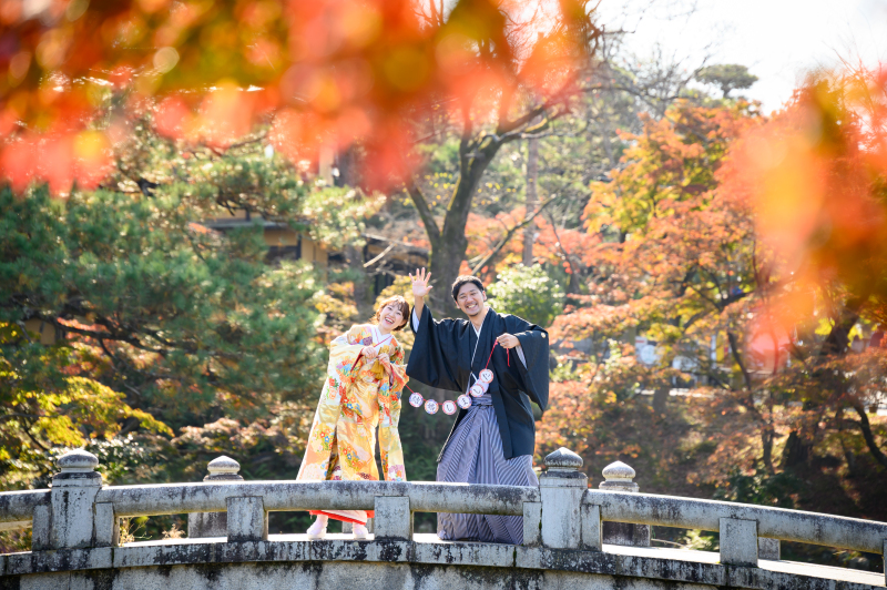 姉妹店 京都店 人気の日本庭園 円山公園