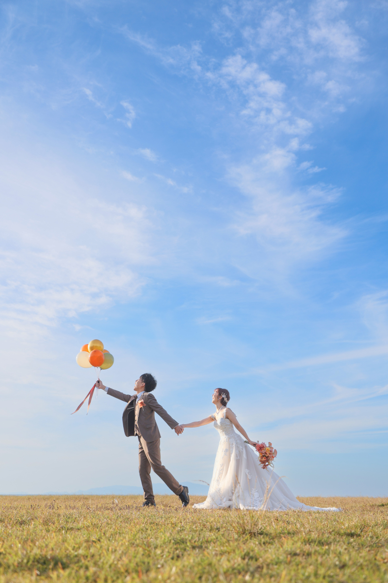 Tabi Photo Wedding®︎ -北野サロン&淡路島スタジオcadeau- _ドローン撮影できる