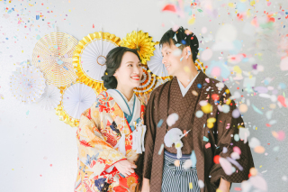 コンフェッティシャワー