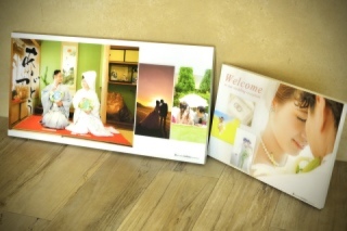 ウェルカムボードクリスタル仕上げ