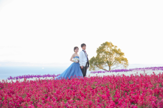 Tabi Photo Wedding®︎ -北野サロン＆淡路島スタジオcadeau- _あわじ花さじき