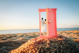 Tabi Photo Wedding&reg;︎ -神戸＆淡路島スタジオ- _海　ビーチ・岩場【日中＆サンセット】