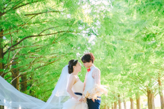 Tabi Photo Wedding®︎ -北野サロン＆淡路島スタジオcadeau- _洋装撮影 (ひみつの森・メタセコイア並木・Tabi-Photo)