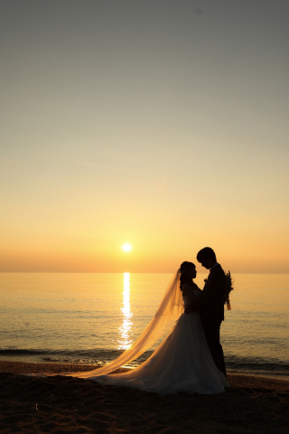 Tabi Photo Wedding&reg;︎ -神戸＆淡路島スタジオ- _海　ビーチ・岩場【日中＆サンセット】