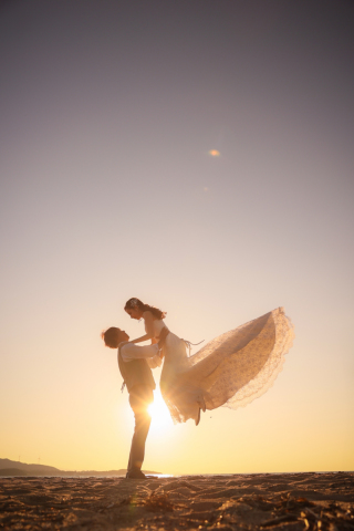 Tabi Photo Wedding®︎ -北野サロン＆淡路島スタジオcadeau- _海　ビーチ・岩場【日中＆サンセット】
