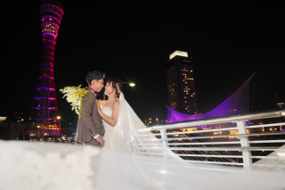 【冬季限定お得価格】神戸イルミネーションナイト撮影プラン　全データ170カット、店頭衣装無料!!