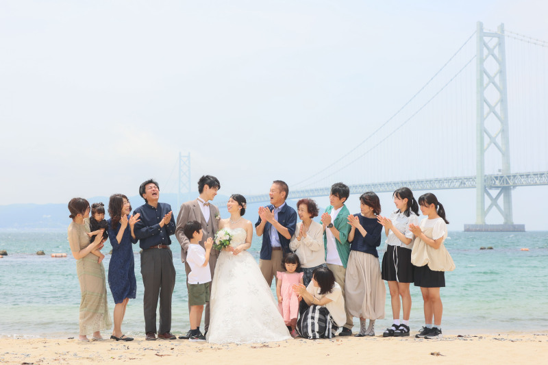 【チャペル撮影+会食+アルバム】ご両家の顔合わせに食事もできる満足プラン データ200カット