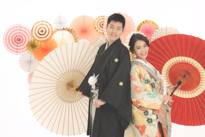 【神戸/淡路島】店等衣装追加料金なし!正絹和装スタジオ/全データ70カット以上/ プレミアムレタッチ5cut /衣装100着から