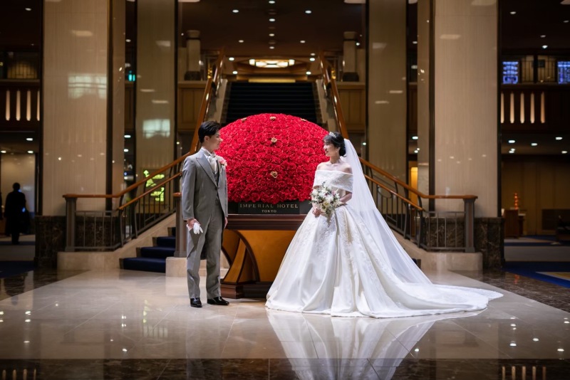 帝国ホテル 東京_結婚式場で撮影できる