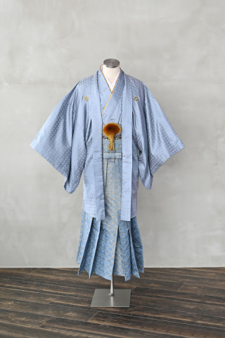 紋付袴（水色）