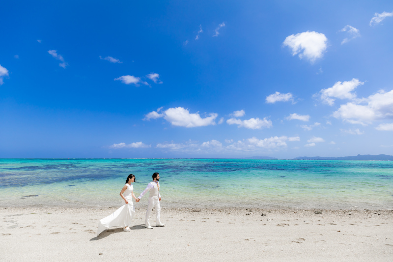 ビーチ撮影からスタート!