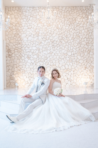 ARURU WEDDING_琉球石灰岩のチャペル