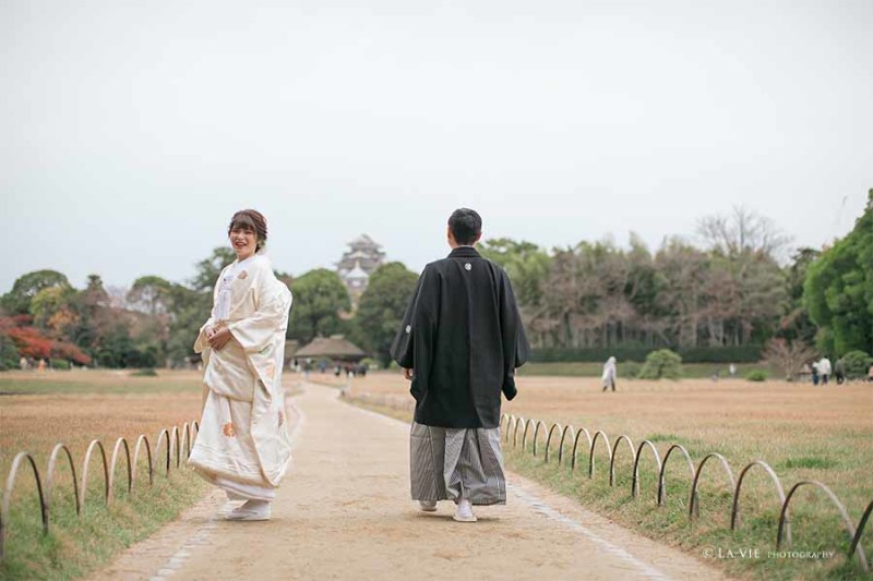 日本三大庭園でのロケーション