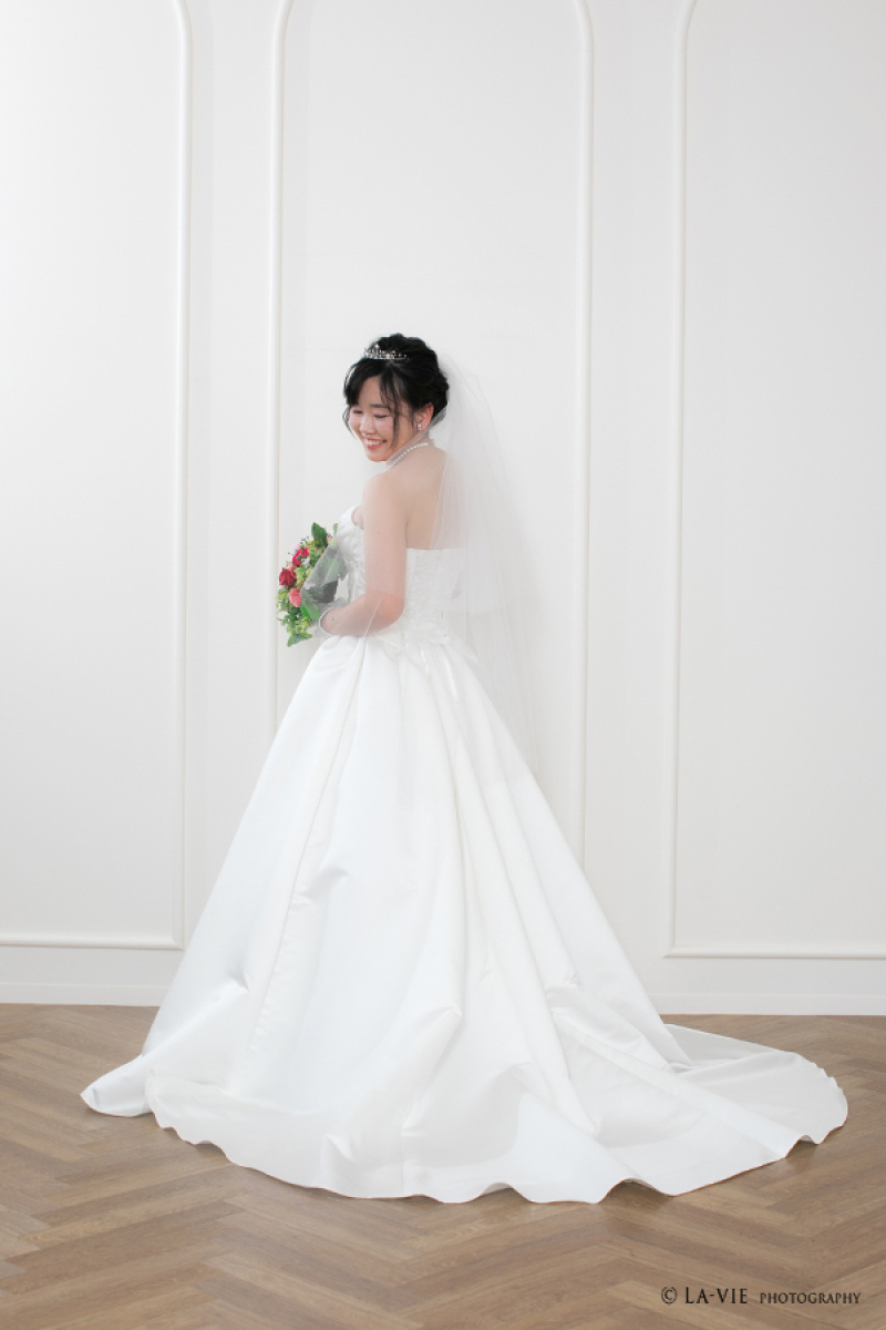 純白のウエディングドレス