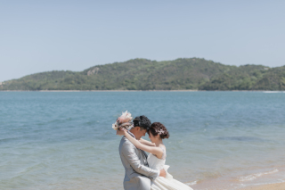 青空そして海とオリーブ