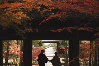 お寺×紅葉