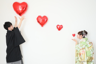 撮影を彩るアイテムたち