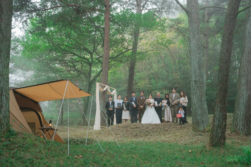キャンプウエディング