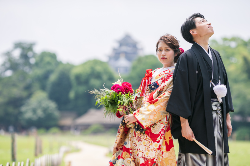 ラヴィファクトリー岡山店_庭園で撮影できる