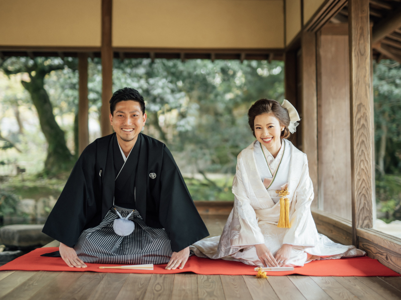 後楽園+牛窓オリーブ園|和洋装ロケーションフォトプラン(和洋装各1着・美容・全データ・出張料込)