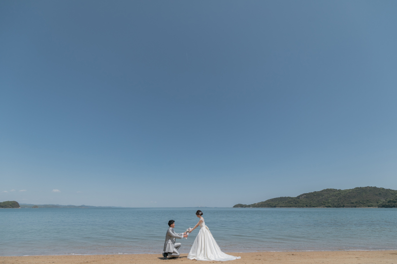 岡山総合公園+牛窓海水浴場|洋装ロケーションフォトプラン(洋装2着・美容・データ・出張料込)