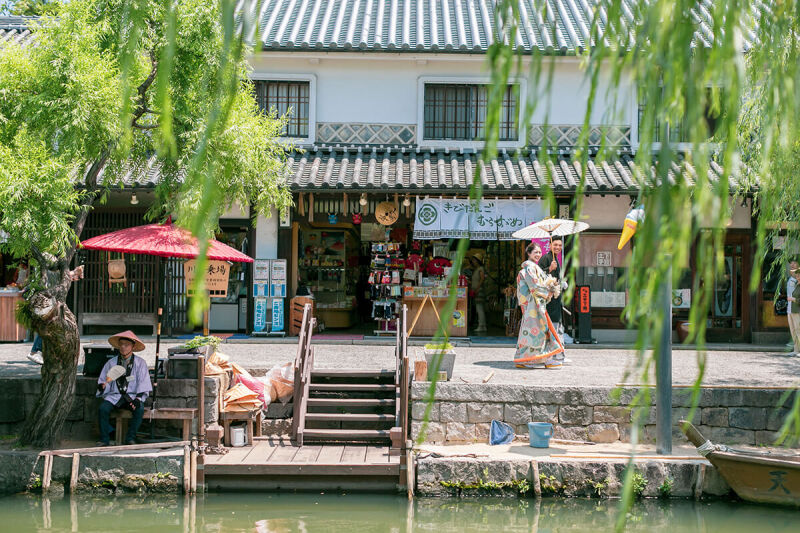 美観地区+後楽園｜和装ロケーションフォトプラン（和装2着・美容・全データ込）