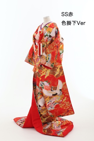 SS赤 × 色掛下ピンク