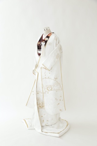 premier白無垢ゴールド × 色掛下ブラウン