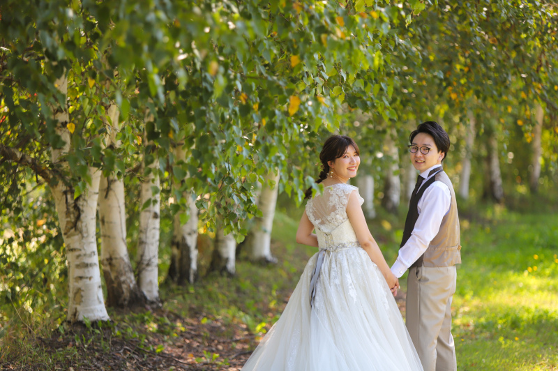 森の中のお二人