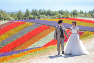 【美瑛】四季彩の丘でのブライダルフォト！