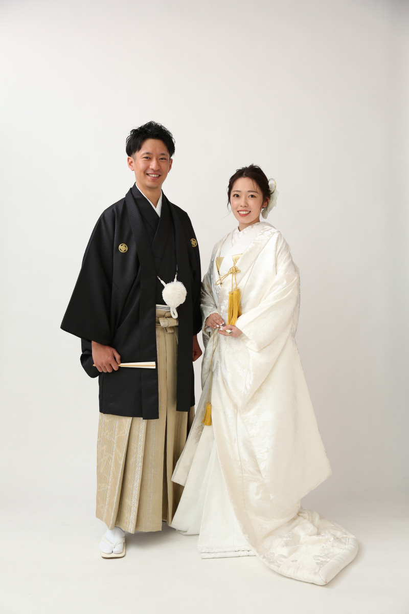 撮影は白無垢からスタート！