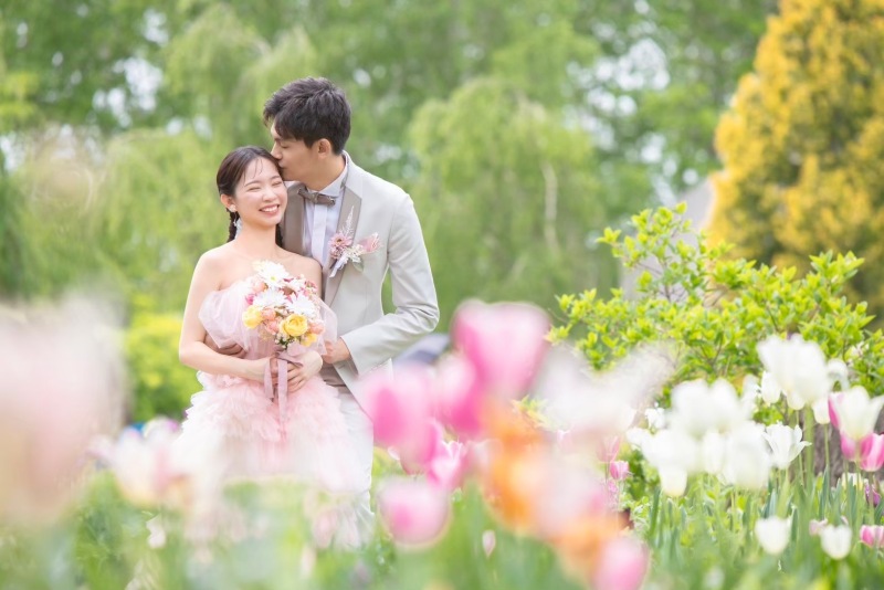 チューリップが満開の5月