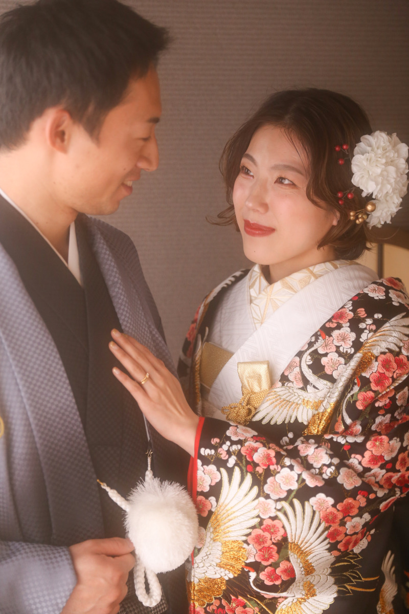 和室の中でしっとりと