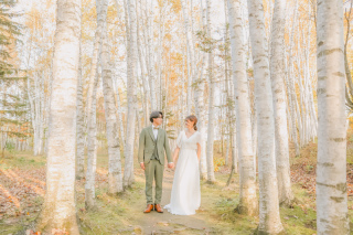 美瑛　拓真館　北海道×ロケーションフォトウエディング