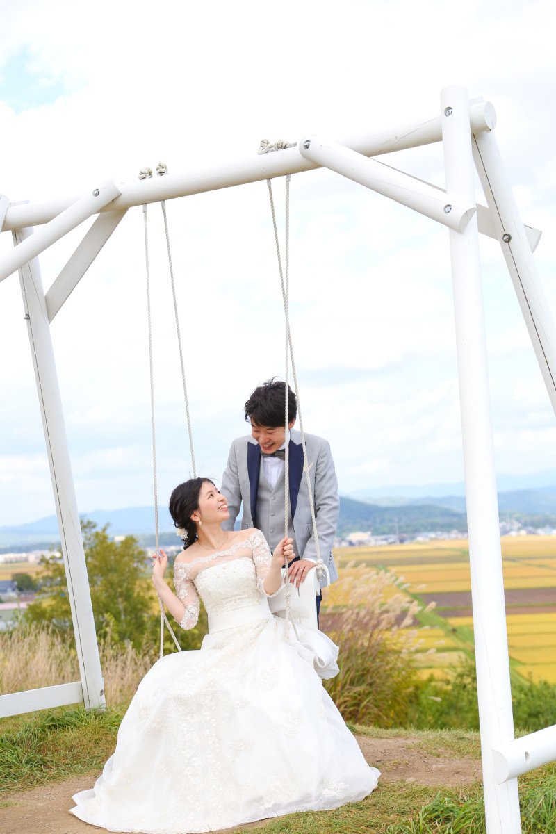 ブランコにも乗れちゃうんです!