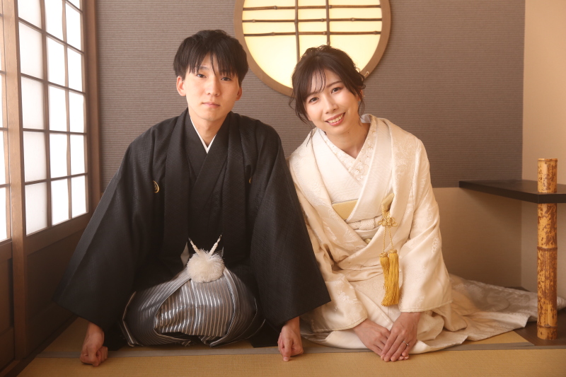 定番正座ポーズ