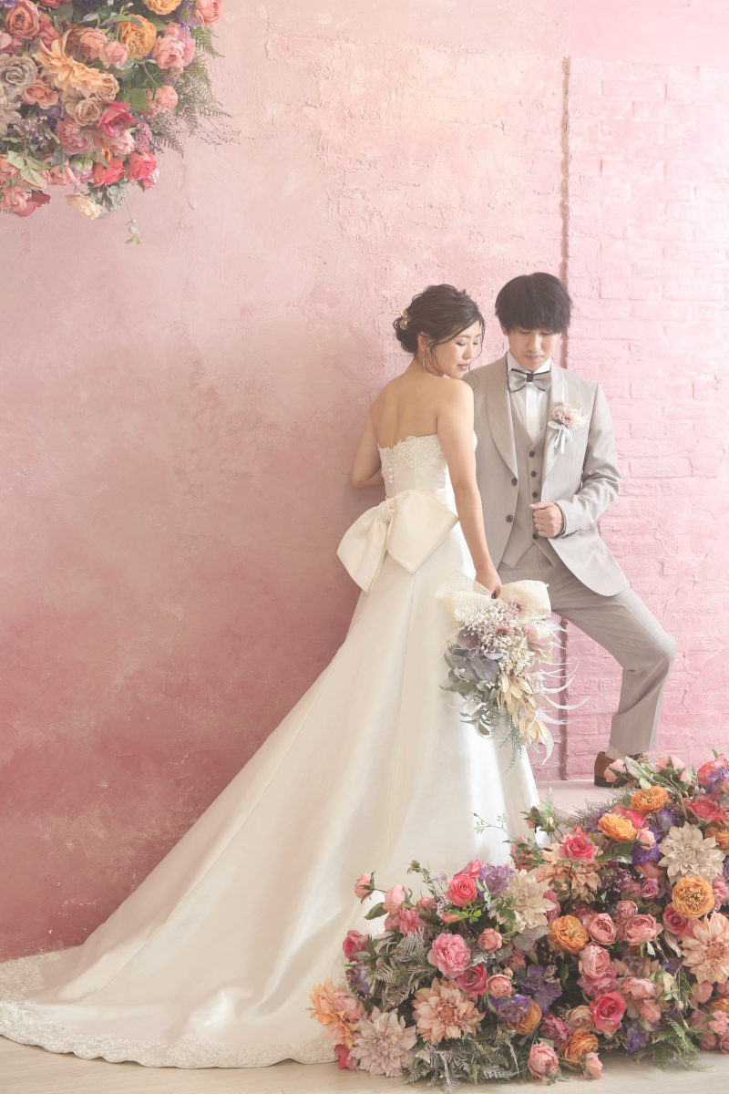 ドレスのバックショット