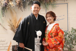 お二人らしさが出ているウェディングフォト！