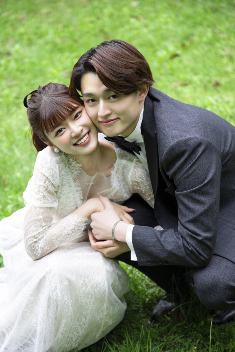 ほっぺたをくっつけて