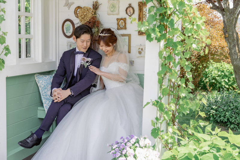 おしゃれな小屋で一休み