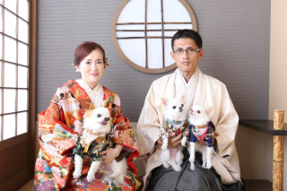 わんちゃんと一緒に撮影も出来ちゃいます♡