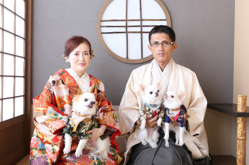 わんちゃんと一緒に撮影も出来ちゃいます♡