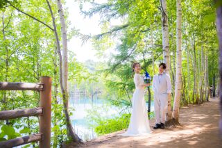 青い池ロケーションフォト 『blue euphoria』