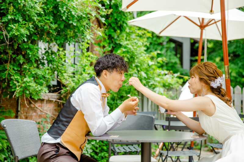 撮影終わりにソフトクリームを、、