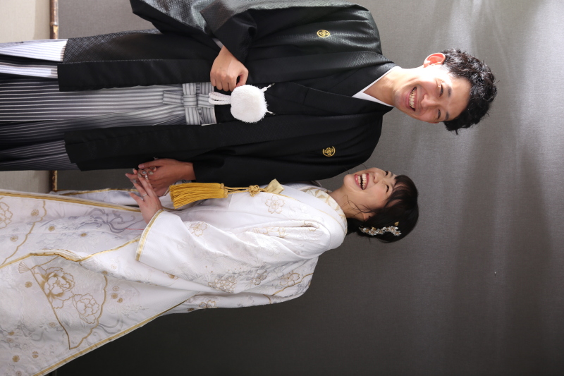 お二人の自然な笑顔が素敵!