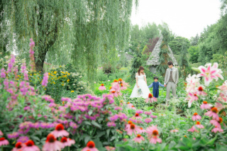 お子様と叶えるロケーションフォトウェディング 上野ファーム