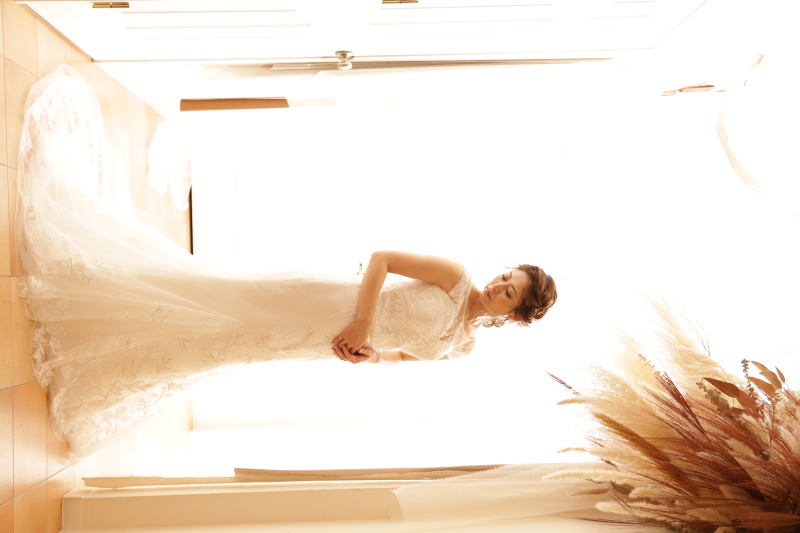 マーメイドウエディングドレスソロカット