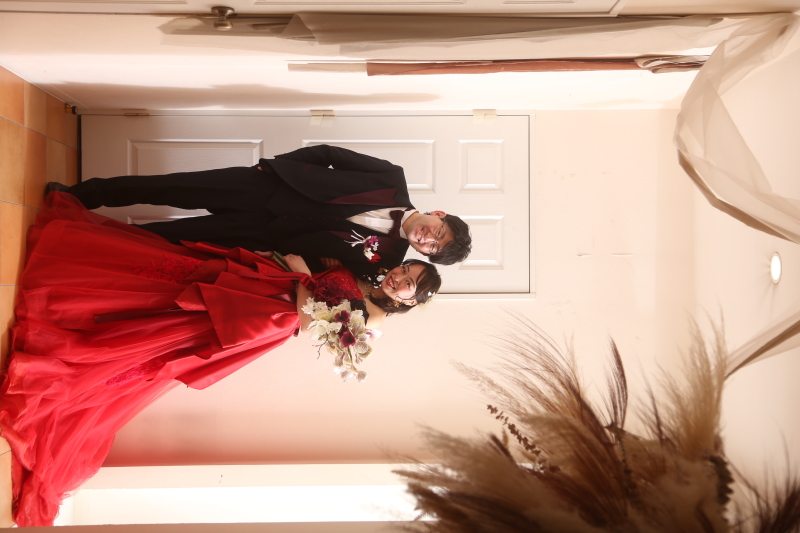 カラードレスにお色直し！